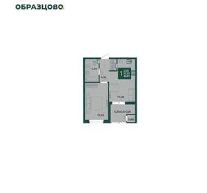 1-к квартира, вторичка, 39м2, 6/18 этаж