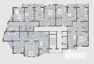 2-к квартира, вторичка, 83м2, 4/21 этаж