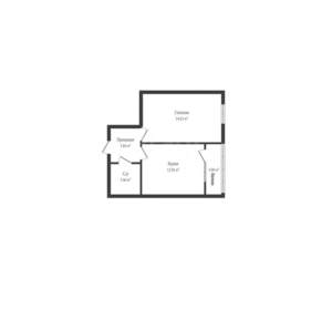 1-к квартира, вторичка, 35м2, 4/19 этаж