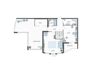 5-к квартира, вторичка, 194м2, 20/21 этаж