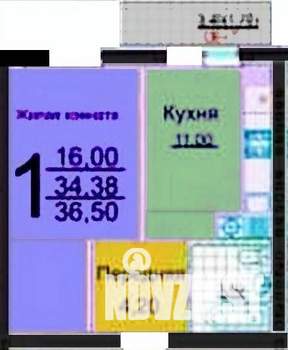 1-к квартира, вторичка, 36м2, 6/7 этаж