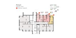 1-к квартира, вторичка, 40м2, 1/18 этаж