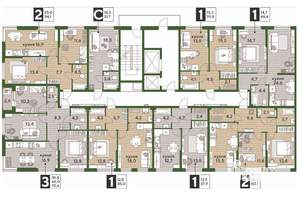 2-к квартира, вторичка, 60м2, 2/16 этаж