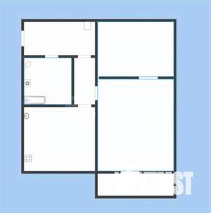 2-к квартира, вторичка, 31м2, 3/5 этаж