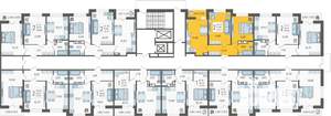 2-к квартира, вторичка, 53м2, 9/12 этаж