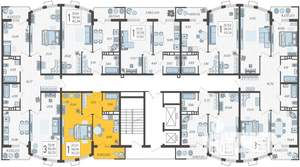 1-к квартира, вторичка, 40м2, 19/21 этаж