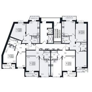 2-к квартира, вторичка, 81м2, 2/12 этаж