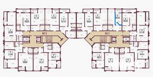 1-к квартира, вторичка, 44м2, 11/19 этаж