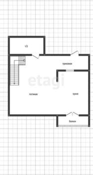 2-к квартира, вторичка, 76м2, 5/6 этаж