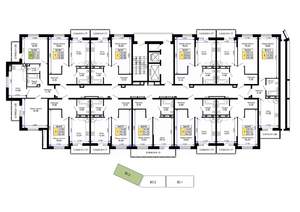 1-к квартира, вторичка, 45м2, 12/15 этаж