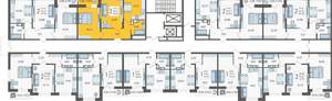 2-к квартира, вторичка, 51м2, 10/16 этаж