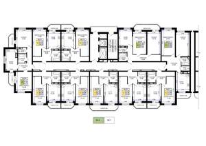 1-к квартира, вторичка, 45м2, 9/19 этаж