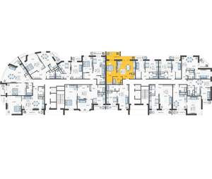 2-к квартира, вторичка, 58м2, 16/16 этаж