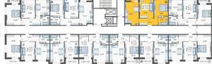 2-к квартира, вторичка, 53м2, 10/12 этаж