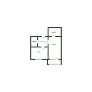 1-к квартира, вторичка, 39м2, 2/6 этаж