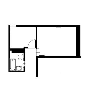 1-к квартира, вторичка, 40м2, 15/18 этаж