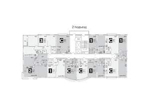 1-к квартира, вторичка, 44м2, 14/16 этаж