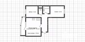 2-к квартира, вторичка, 56м2, 8/10 этаж