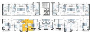 1-к квартира, вторичка, 35м2, 11/19 этаж