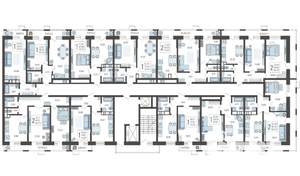 2-к квартира, строящийся дом, 60м2, 8/12 этаж