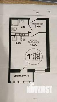 Студия квартира, вторичка, 24м2, 19/24 этаж