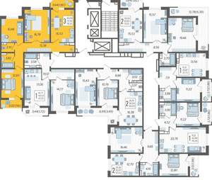 3-к квартира, вторичка, 78м2, 10/23 этаж