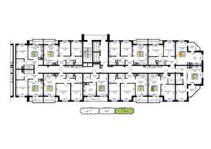 1-к квартира, вторичка, 45м2, 9/16 этаж