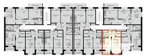 1-к квартира, строящийся дом, 40м2, 3/3 этаж