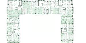 1-к квартира, сданный дом, 39м2, 1/7 этаж