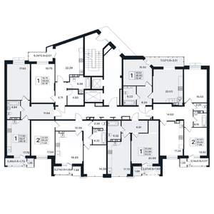 2-к квартира, вторичка, 72м2, 6/12 этаж