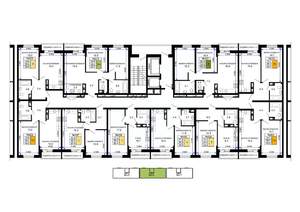 2-к квартира, вторичка, 54м2, 7/16 этаж