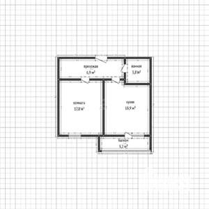 1-к квартира, вторичка, 40м2, 8/13 этаж
