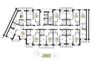 1-к квартира, вторичка, 46м2, 6/15 этаж