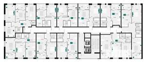 2-к квартира, вторичка, 63м2, 12/18 этаж