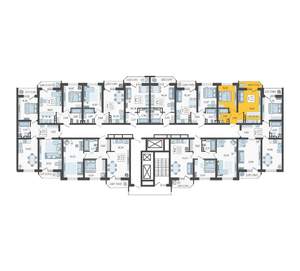 1-к квартира, вторичка, 37м2, 21/23 этаж
