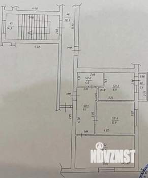 2-к квартира, вторичка, 54м2, 3/5 этаж