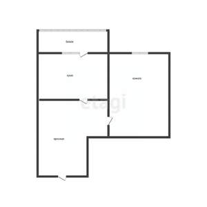 1-к квартира, вторичка, 31м2, 1/16 этаж