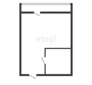 Студия квартира, вторичка, 20м2, 7/18 этаж
