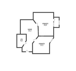 2-к квартира, вторичка, 62м2, 4/5 этаж