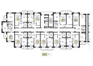 2-к квартира, вторичка, 68м2, 3/19 этаж