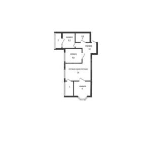 3-к квартира, вторичка, 67м2, 12/19 этаж