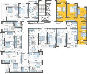 3-к квартира, вторичка, 78м2, 19/23 этаж