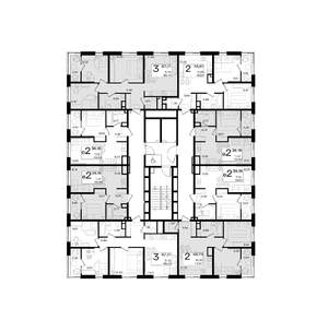 3-к квартира, вторичка, 67м2, 4/16 этаж
