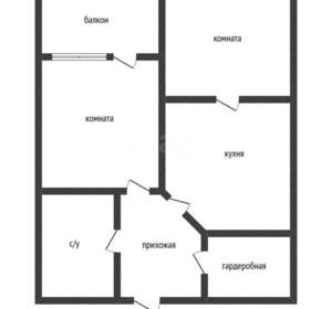 2-к квартира, вторичка, 33м2, 6/24 этаж