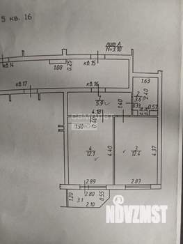 1-к квартира, вторичка, 34м2, 2/4 этаж
