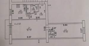 2-к квартира, вторичка, 43м2, 2/5 этаж