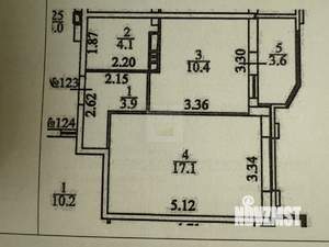 1-к квартира, вторичка, 36м2, 11/24 этаж