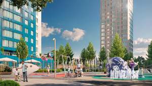 1-к квартира, вторичка, 43м2, 16/18 этаж