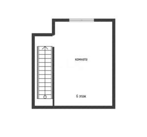 1-к квартира, вторичка, 33м2, 5/6 этаж