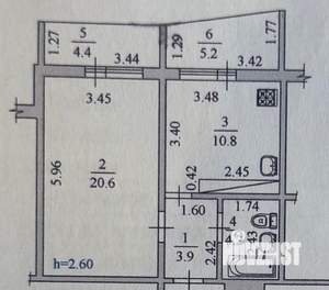 1-к квартира, вторичка, 40м2, 3/16 этаж